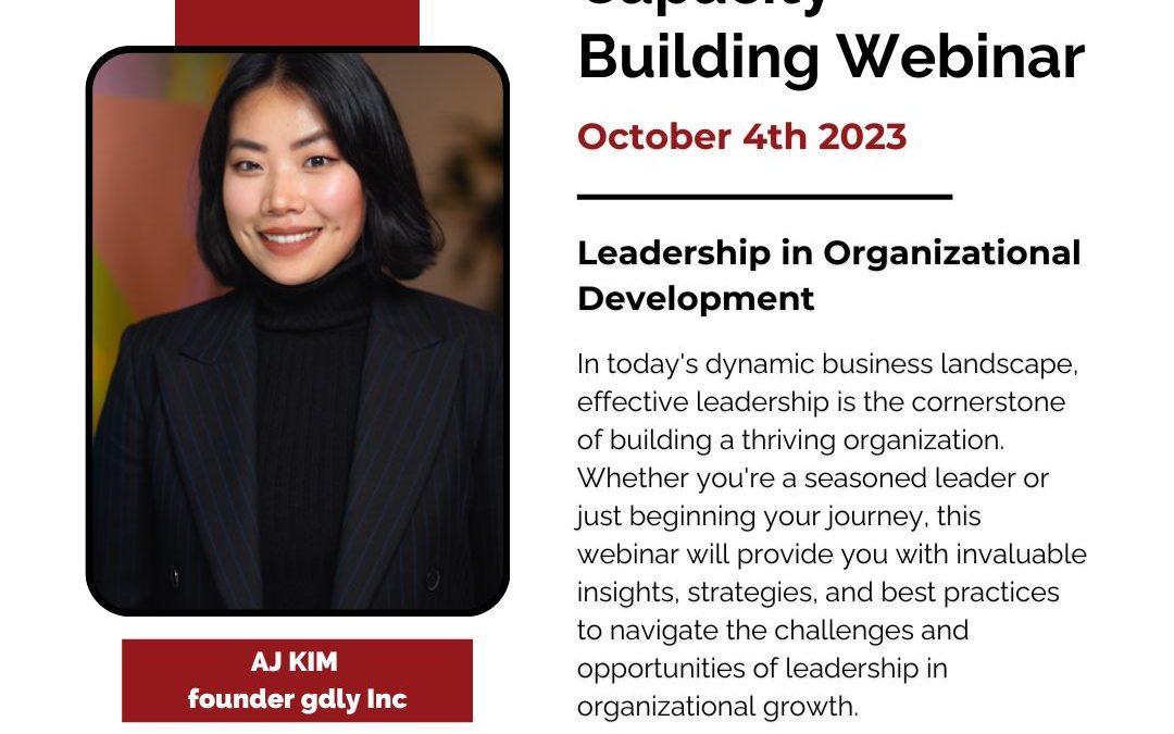 Free Webinar: Leading Organizational Development with AJ Kim