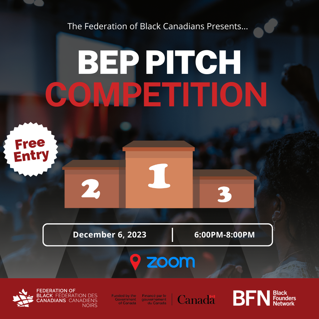 BEP Pitch Competition Flyer