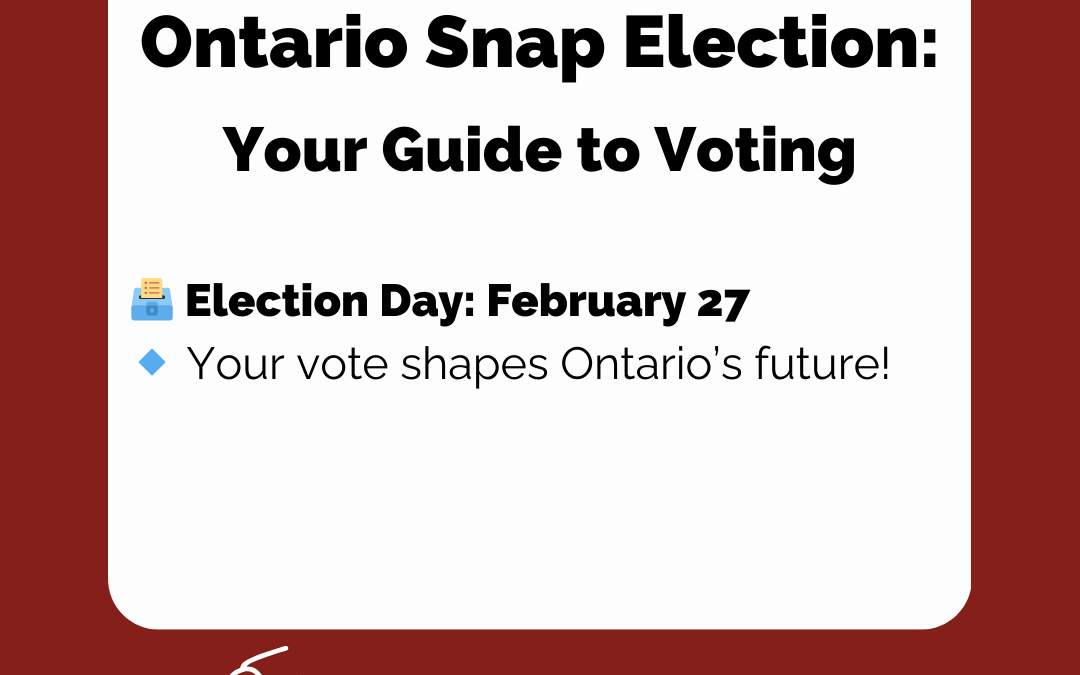 Ontario Snap Election: Election Guide