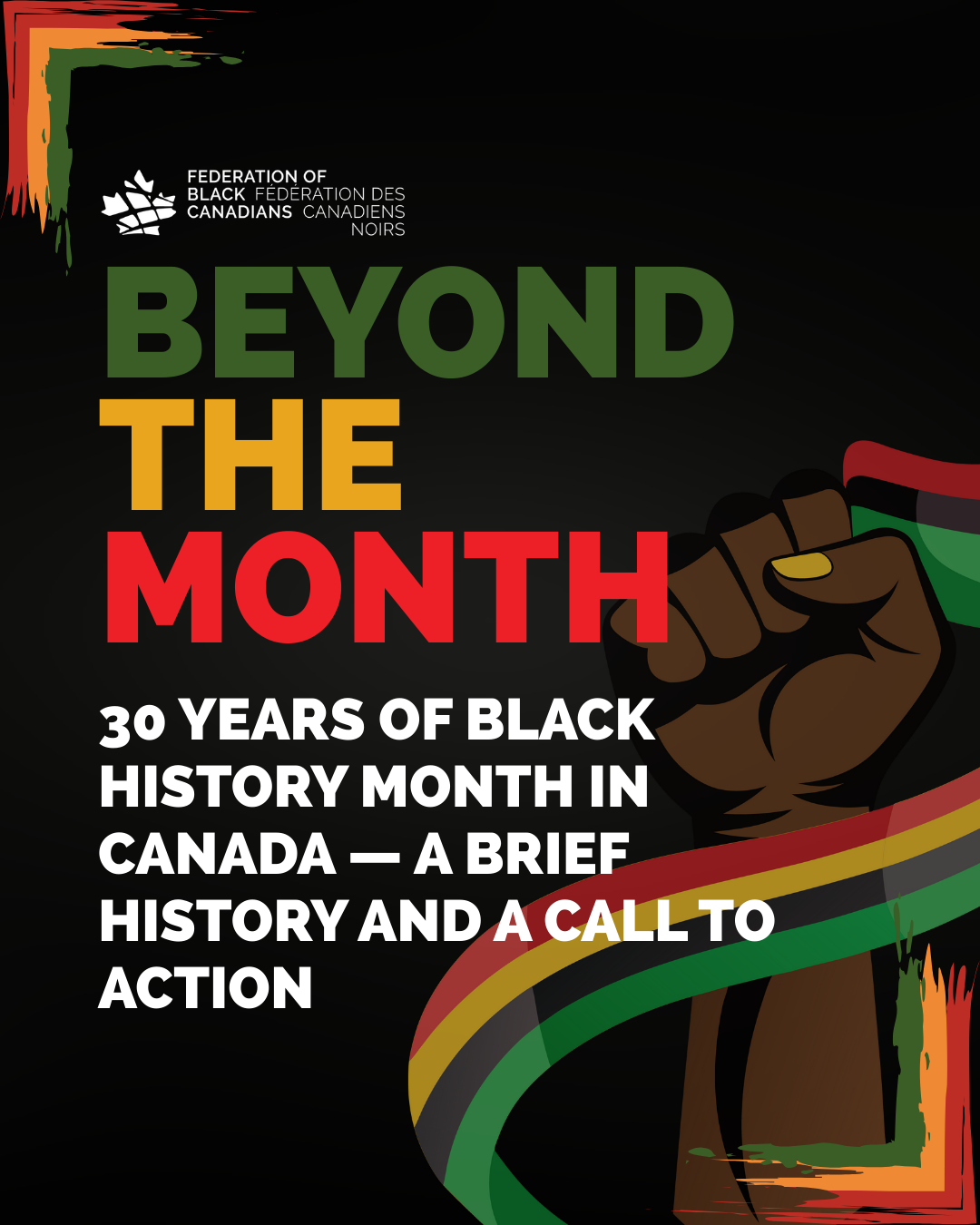 Beyond the Month: 30 Years of Black History Month in Canada — a brief ...