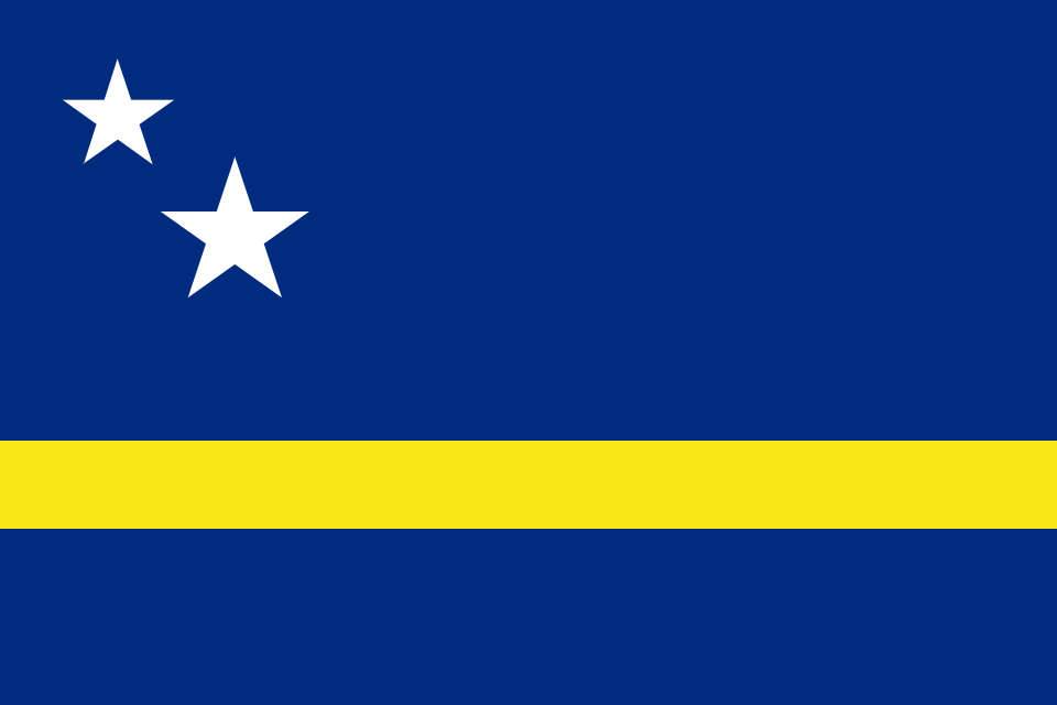 A flag with horizontal red, white, and blue stripes and a white star in a blue square in the upper left corner.