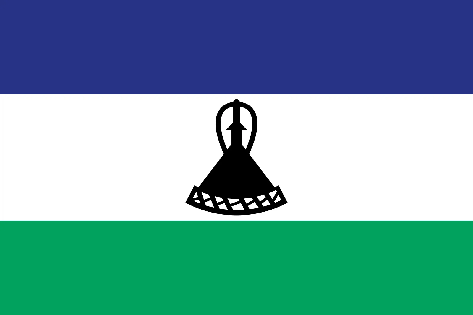 A flag with horizontal red, white, and blue stripes and a white star in a blue square in the upper left corner.